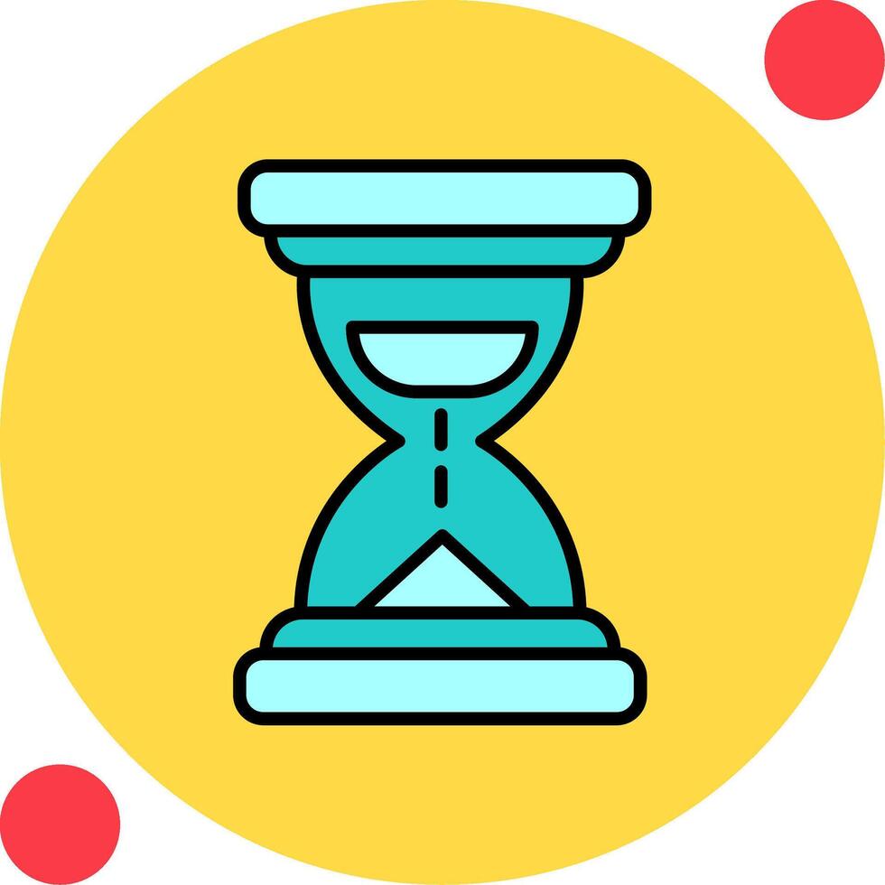 icono de vector de reloj de arena