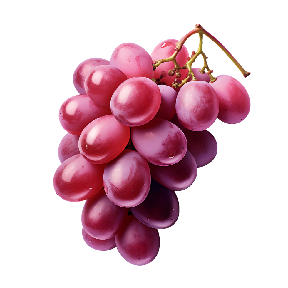 AI generated Transparent Grape Isolation png