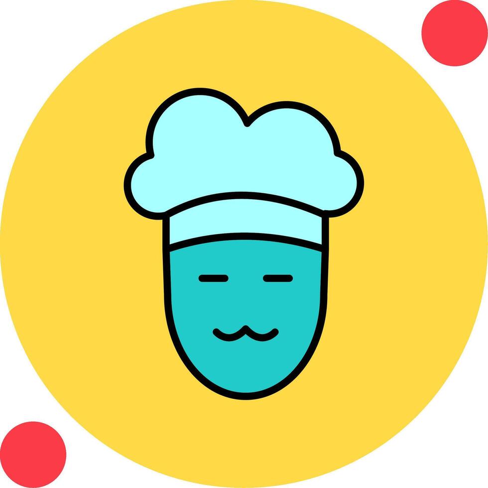 icono de vector de chef