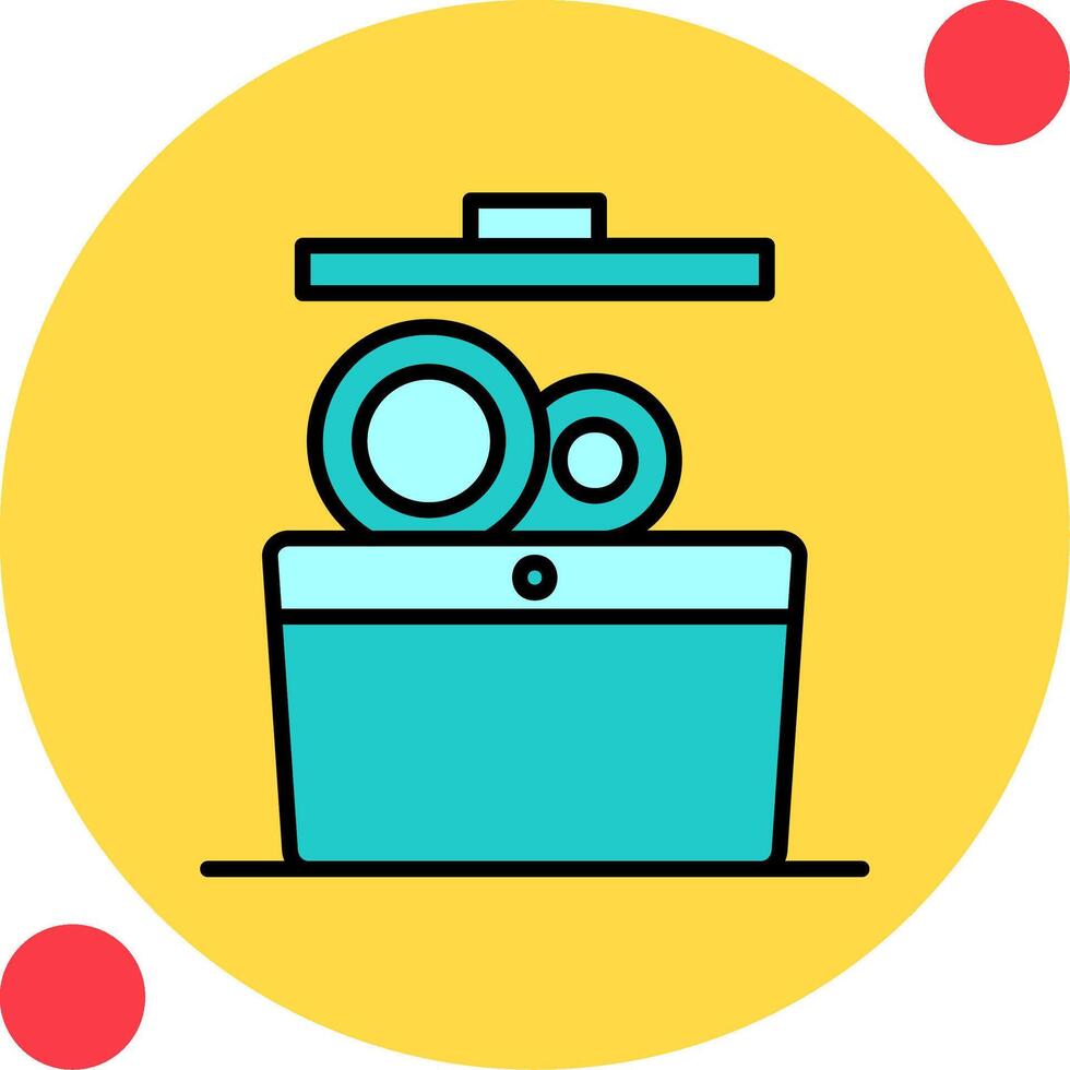 Dish Washer Vector Icon