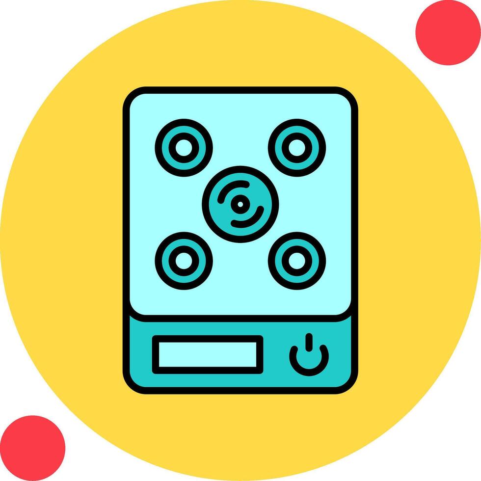 Induction Stove Vector Icon
