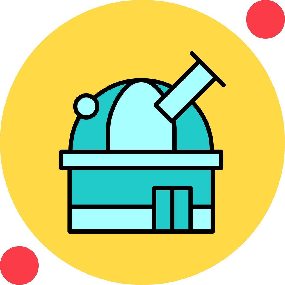 Space Observatory Vector Icon