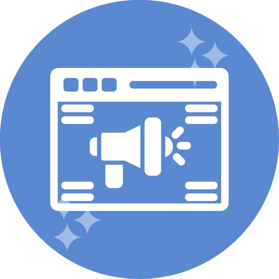 Online Advertising Vector Icon