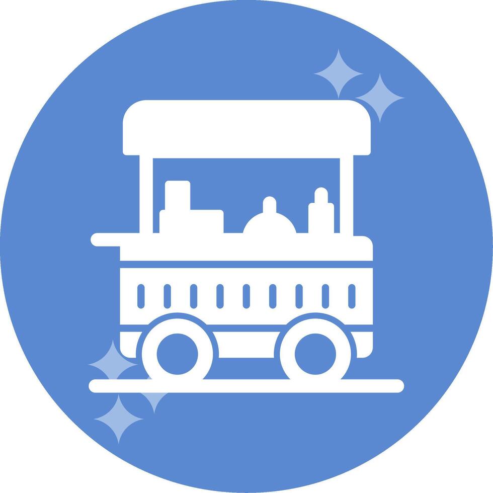 Food Cart Vector Icon