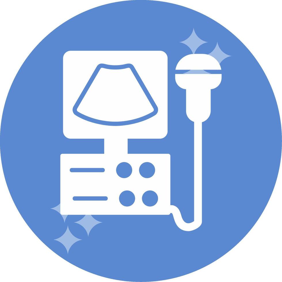 Ultrasound Machine Vector Icon