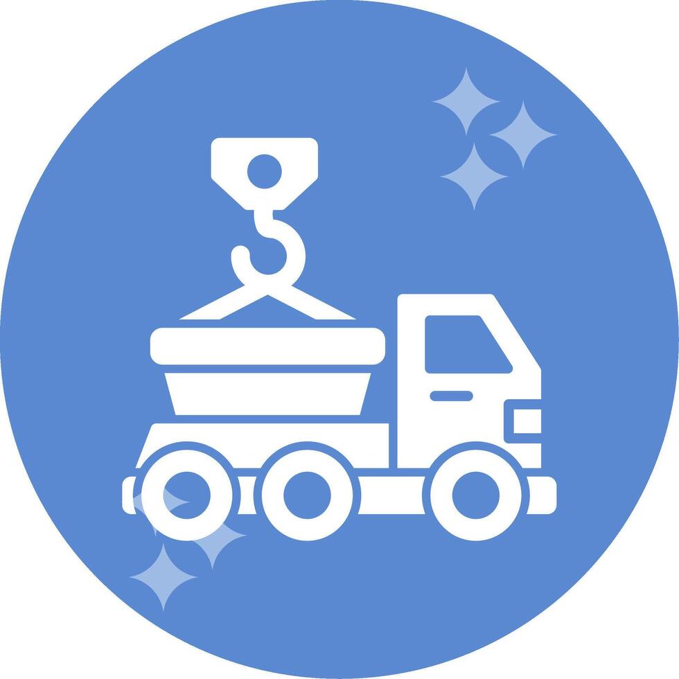 Skip Truck Vector Icon