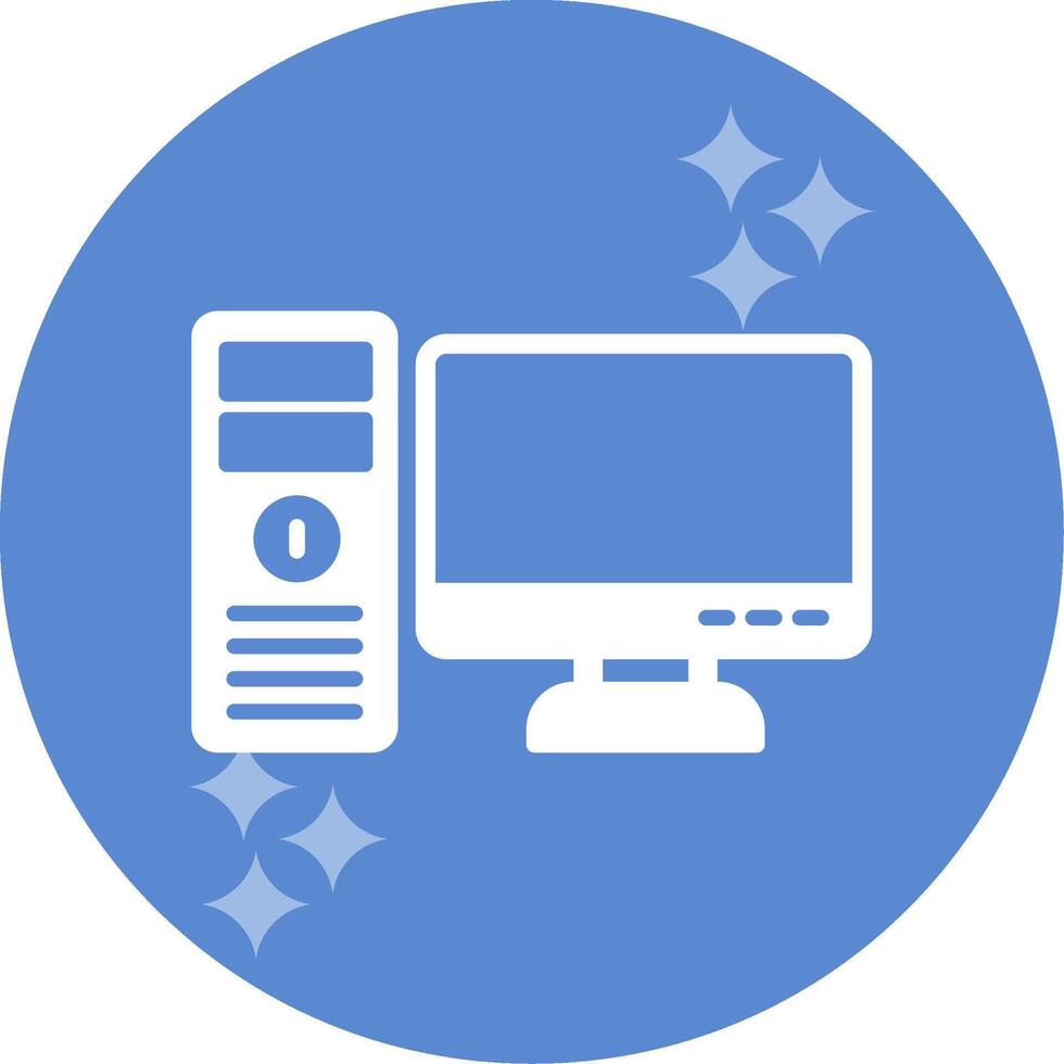 Computer Vector Icon
