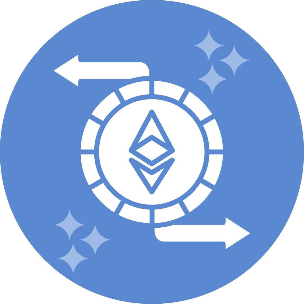 Ethereum Exchange Vector Icon