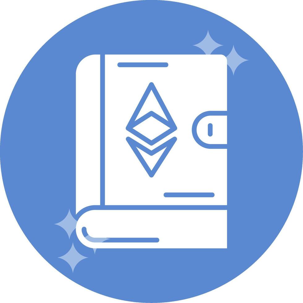 Ethereum Book Vector Icon
