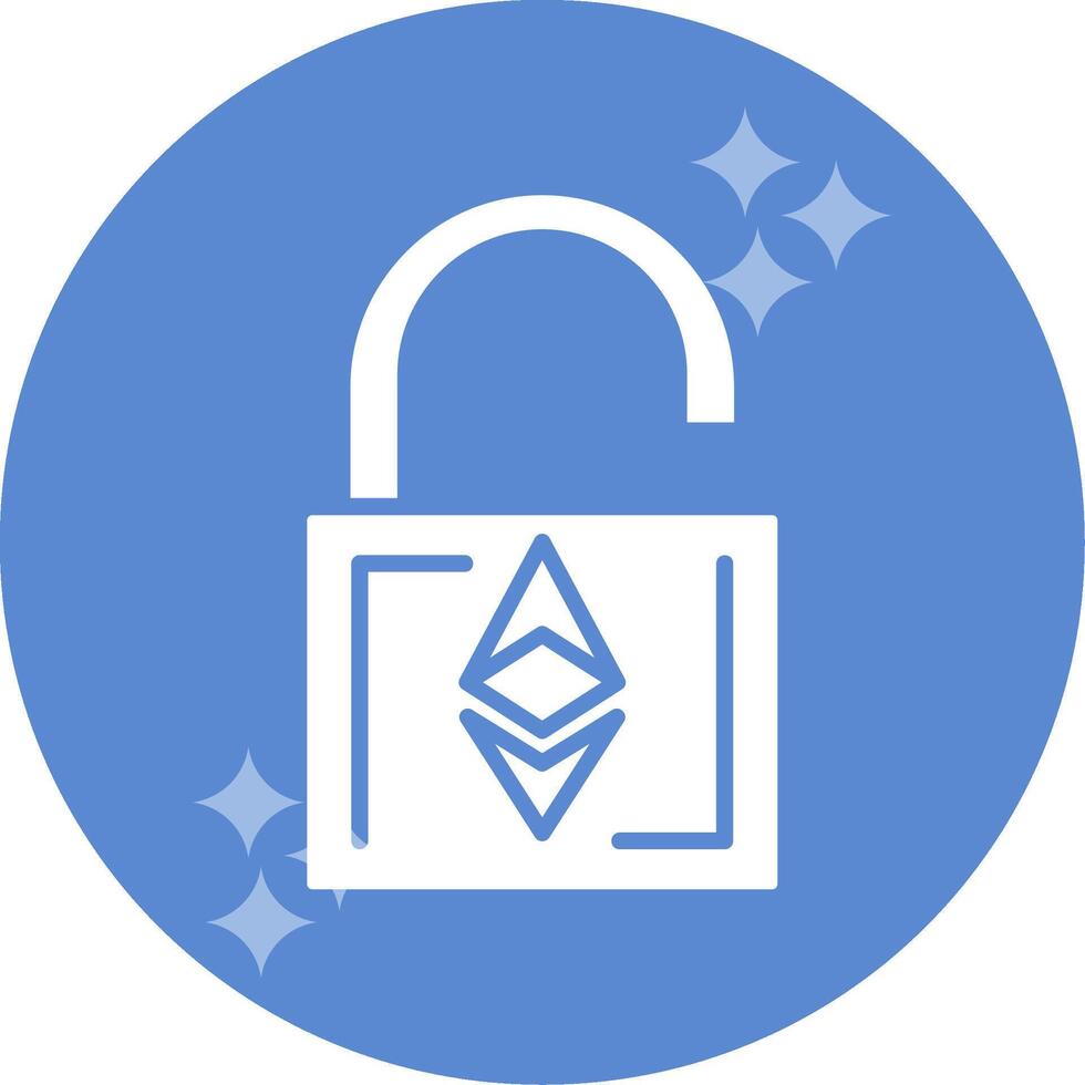 Ethereum UnLock Vector Icon