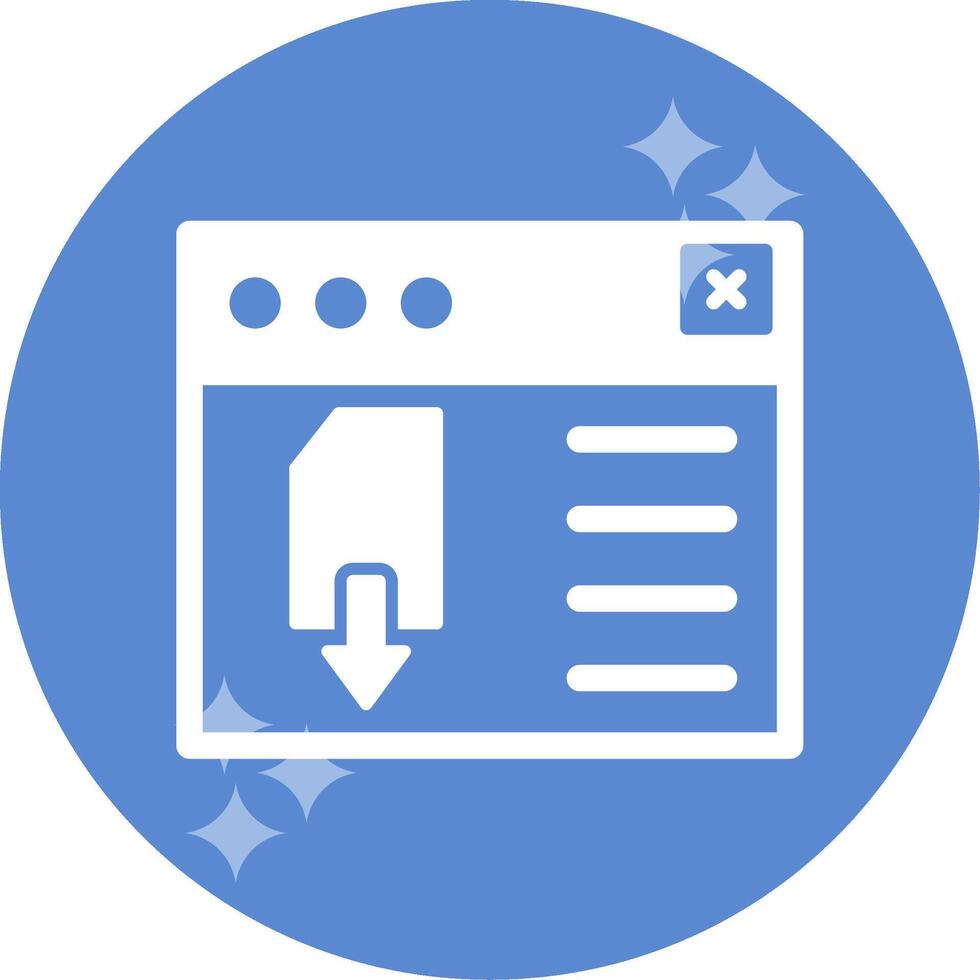 Page Download Vector Icon