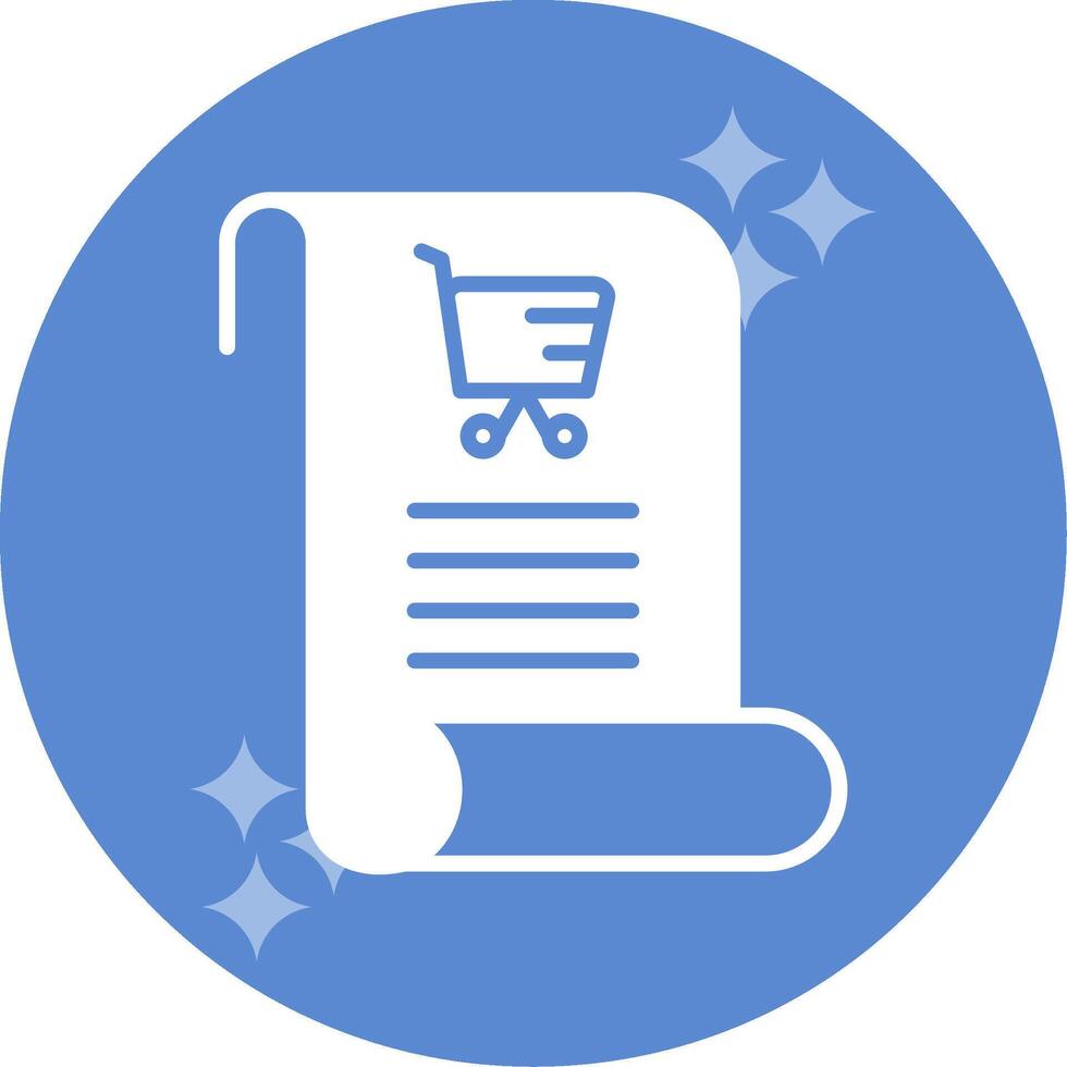 Shopping List Vector Icon