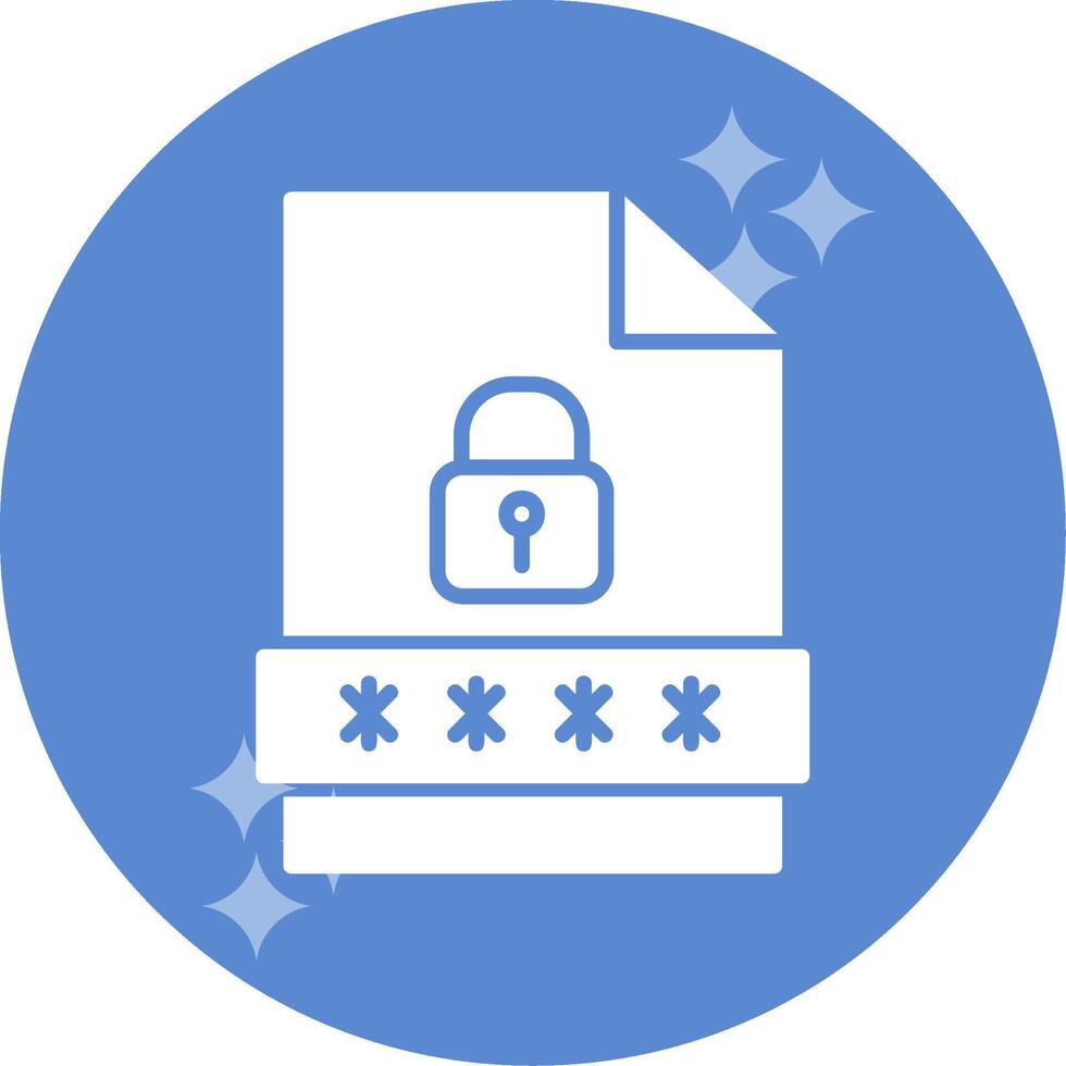File Password Vector Icon