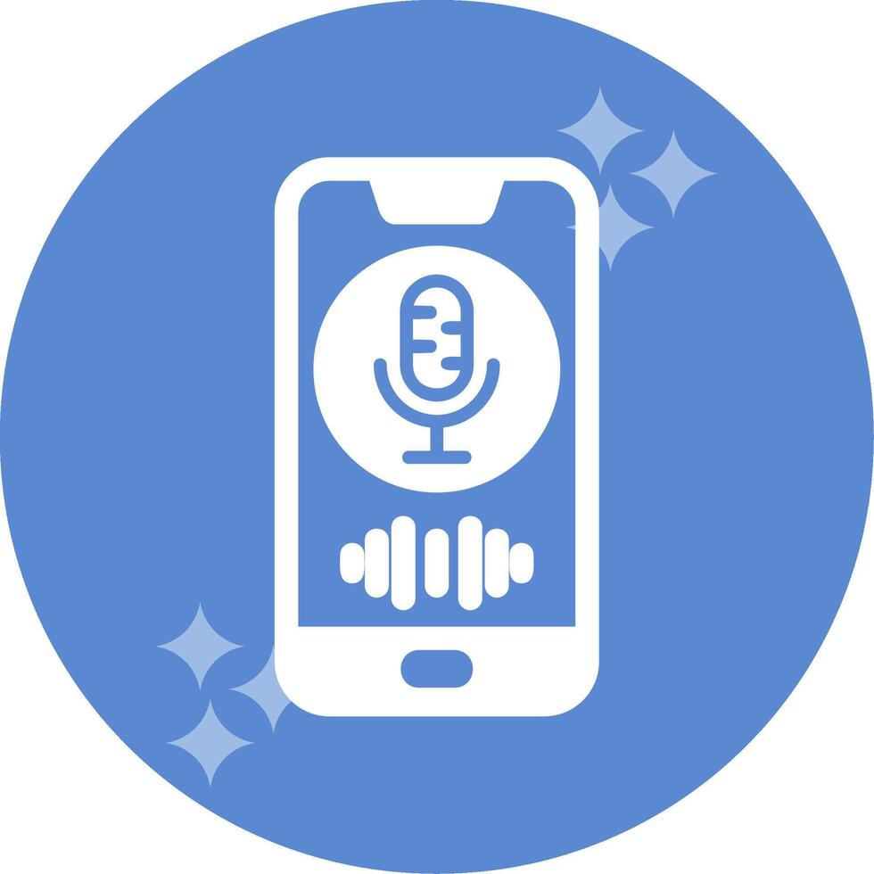 Voice Assistant Vector Icon