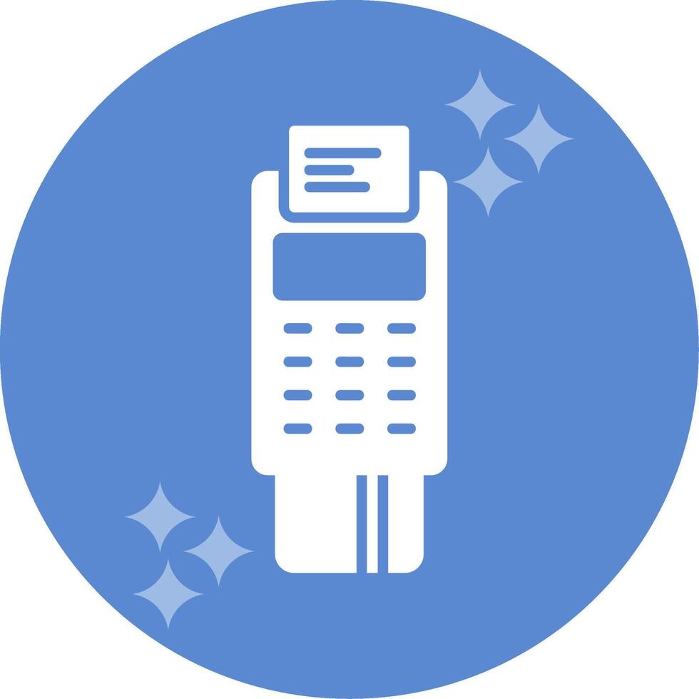 Pos Terminal Vector Icon
