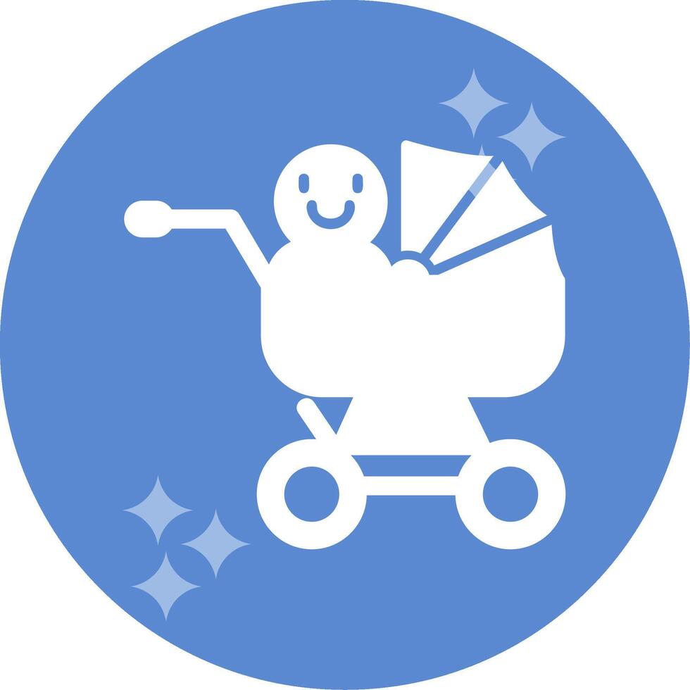 bebé carro vector icono