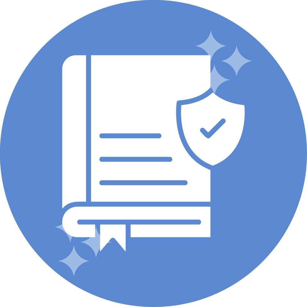 Book Secure Vector Icon