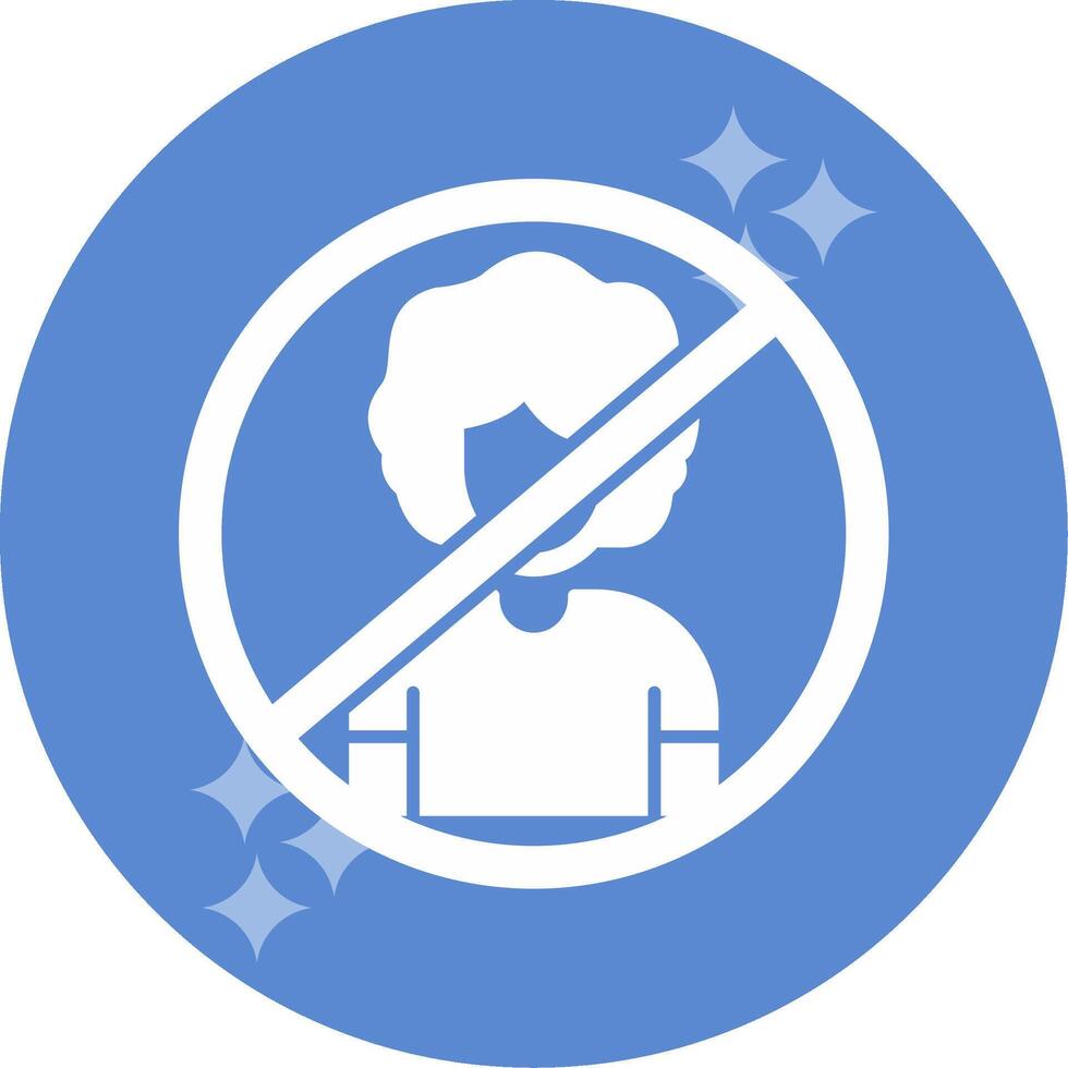 Person Not Allowed Vector Icon