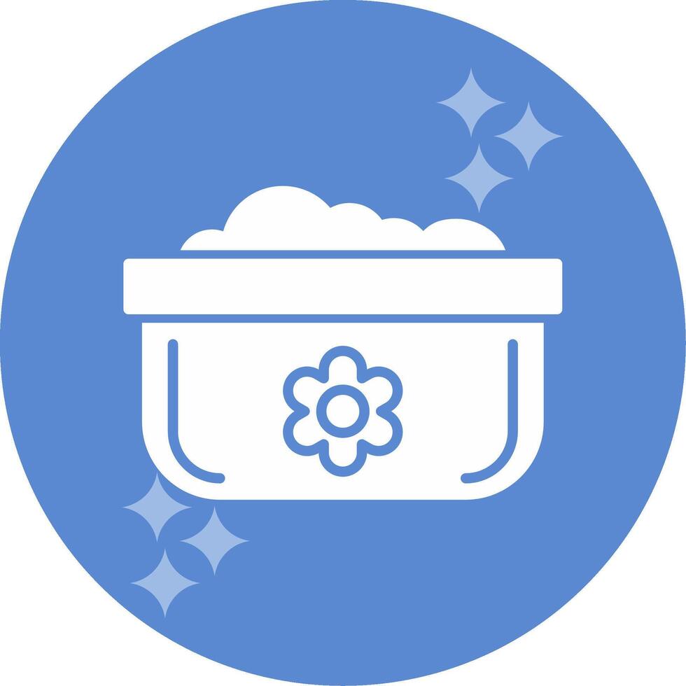 Dishwashing Pot Vector Icon