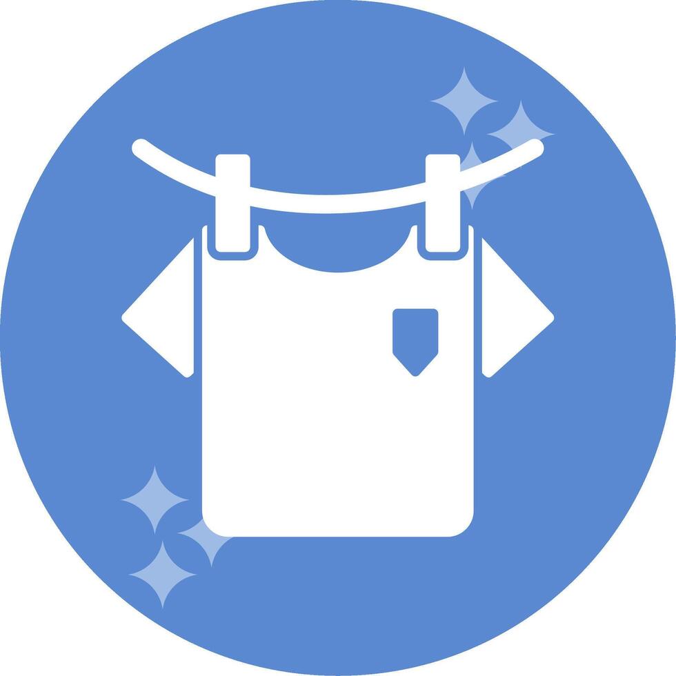 Washing Clothes Vector Icon