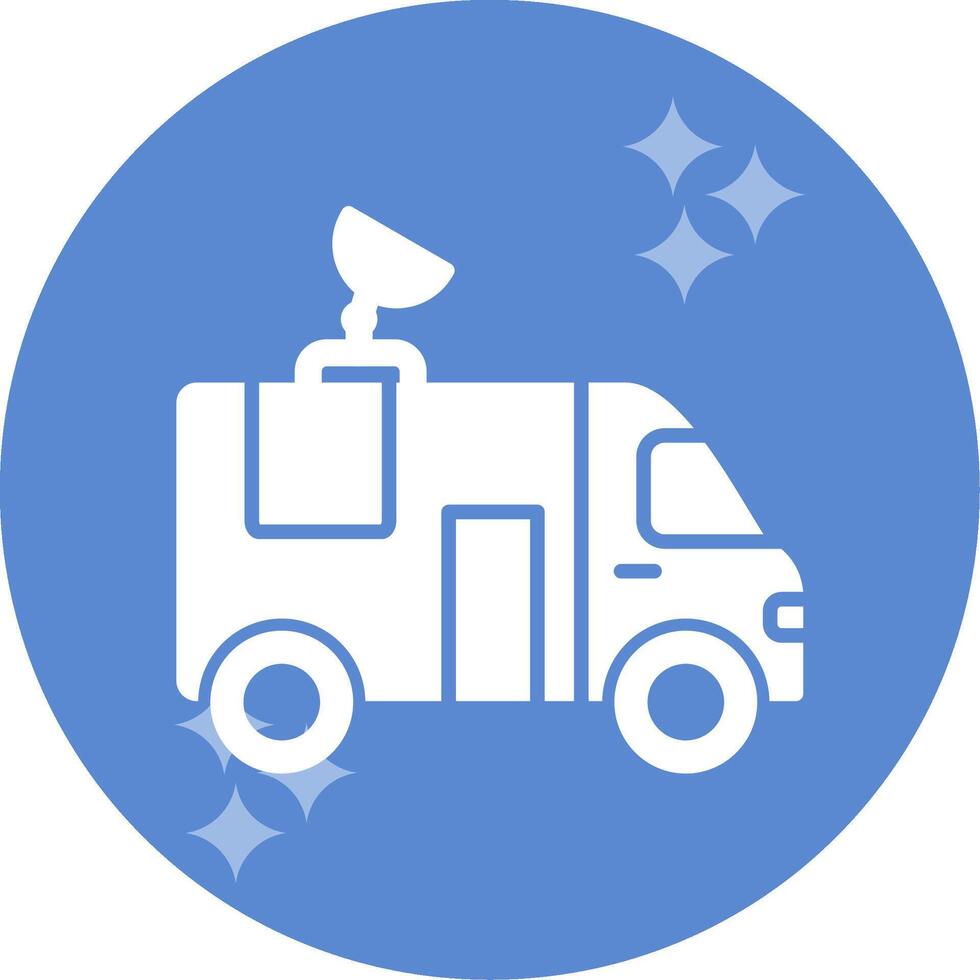 News Van Vector Icon