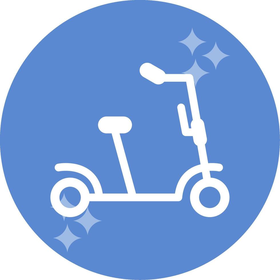 Kick Scooter Vector Icon