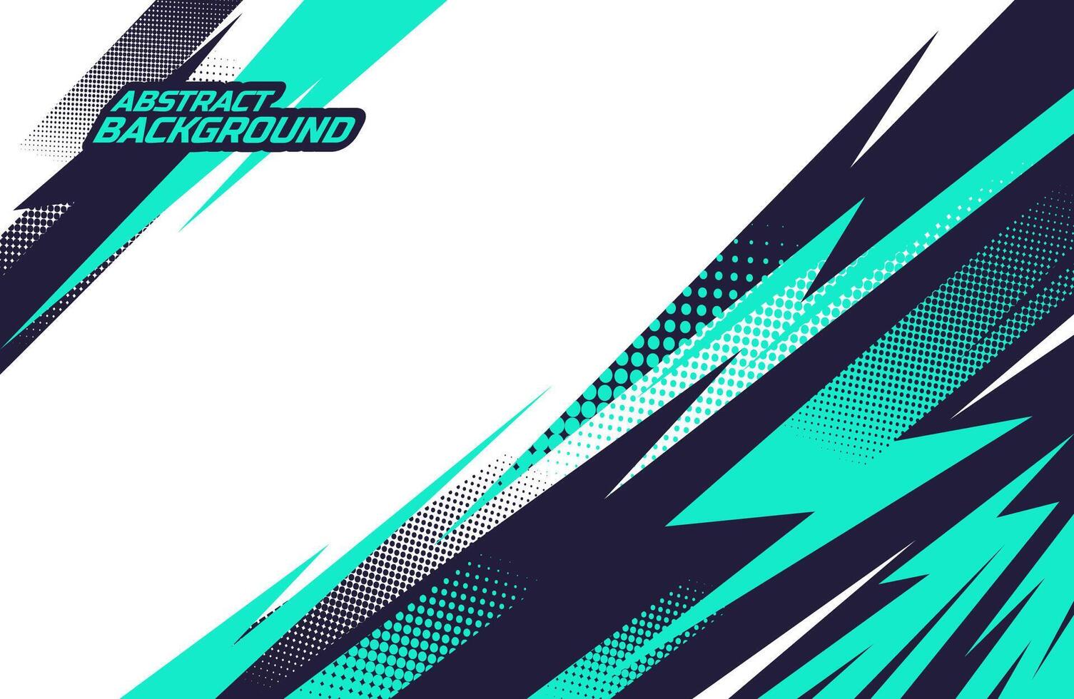 abstract thunder shape background design for racing decal vector