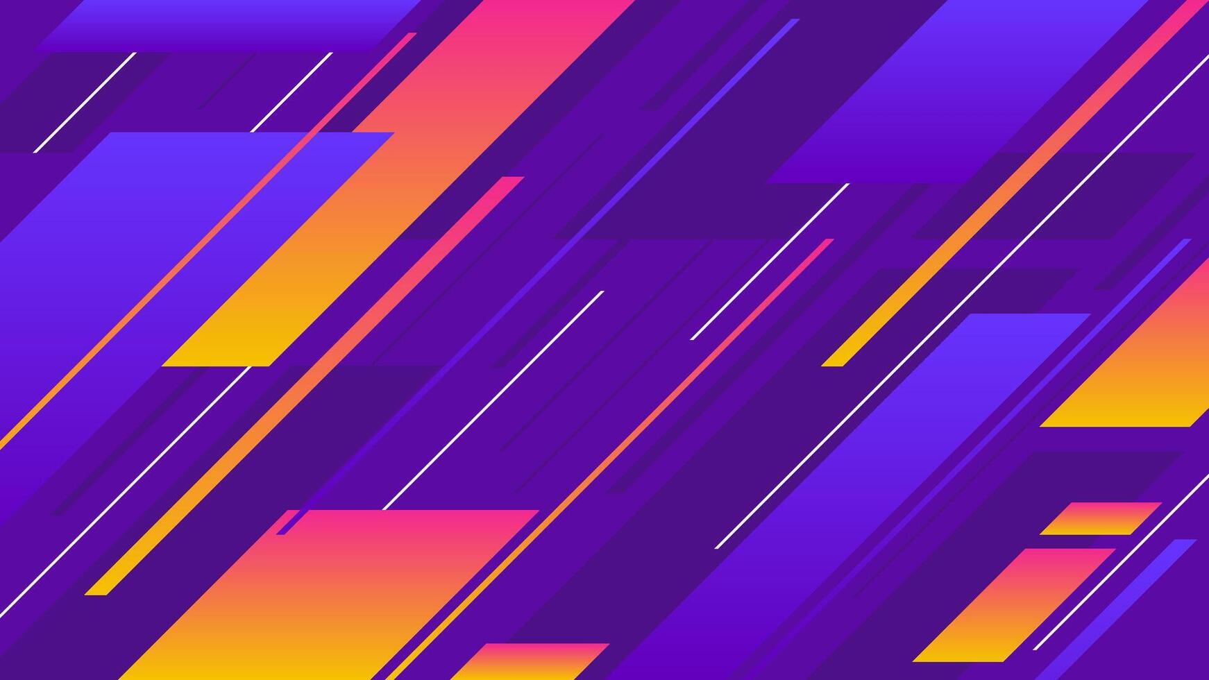 abstract geometry background with vibrant and colorful gradient color vector