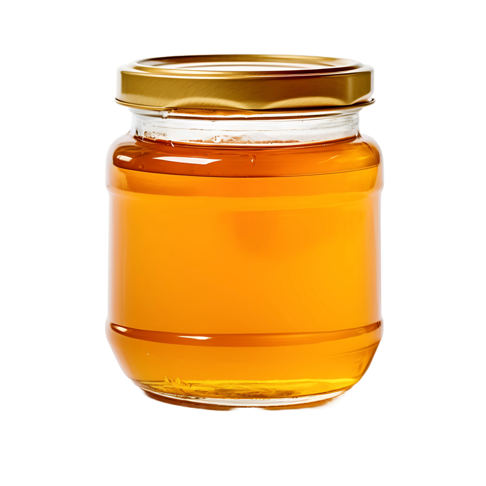AI generated Unobstructed Sweet Honey Jar png