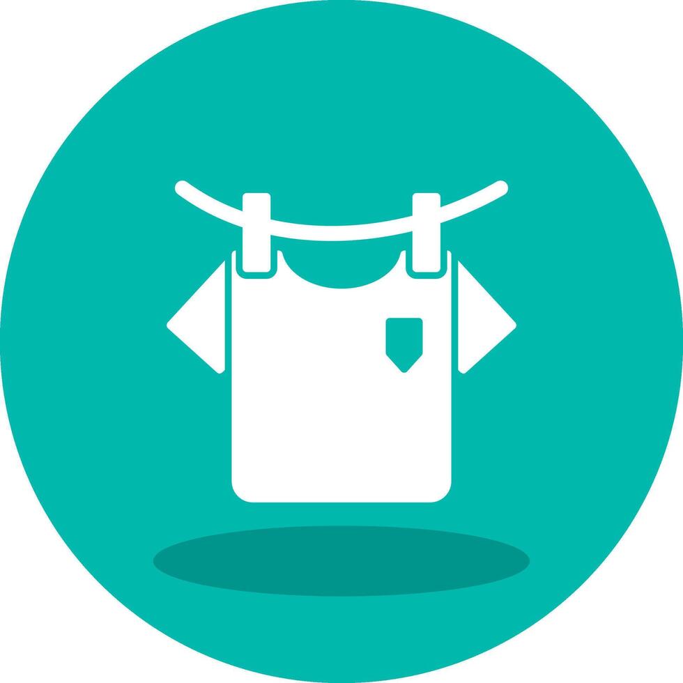 Washing Clothes Vector Icon