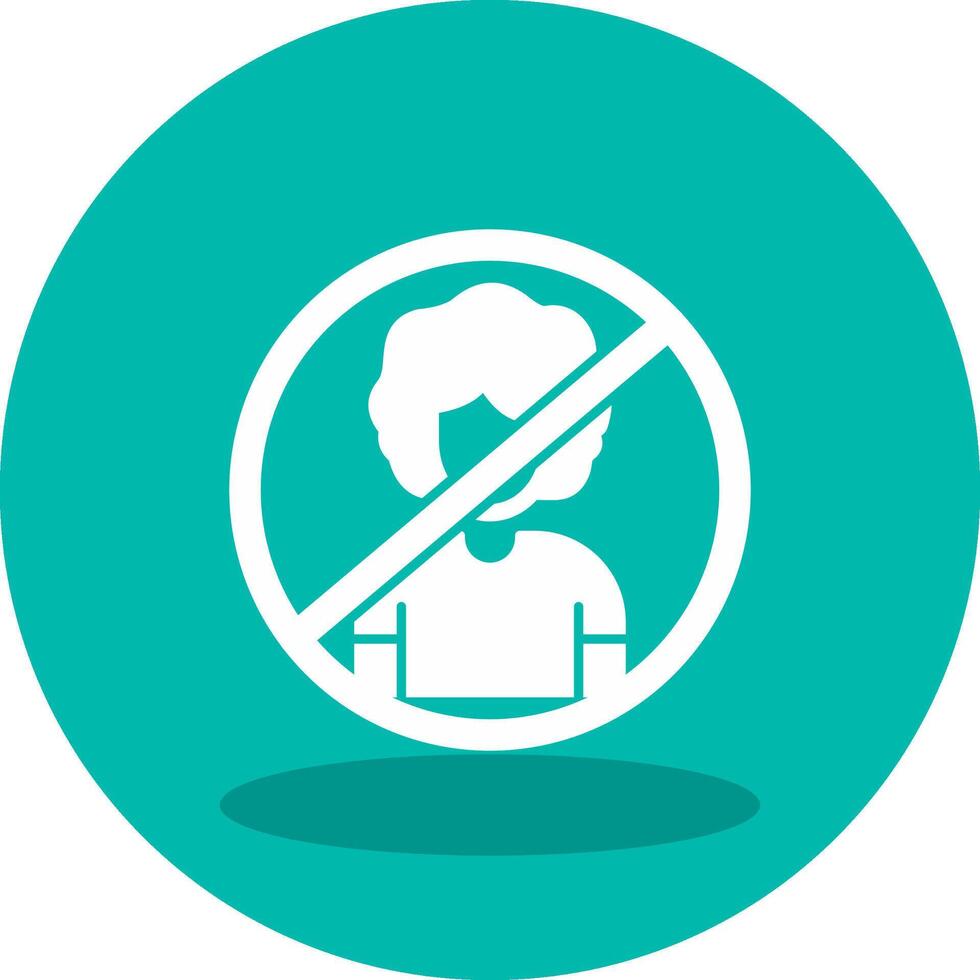 Person Not Allowed Vector Icon