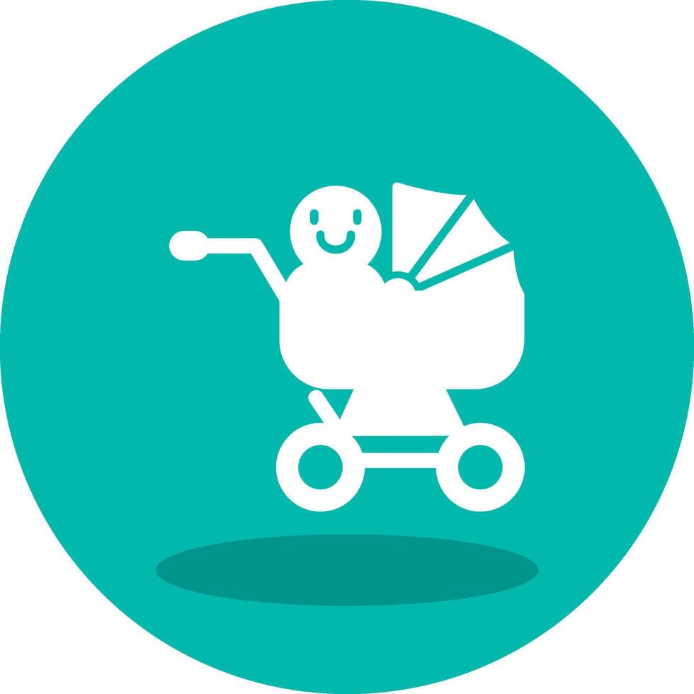 Baby Cart Vector Icon