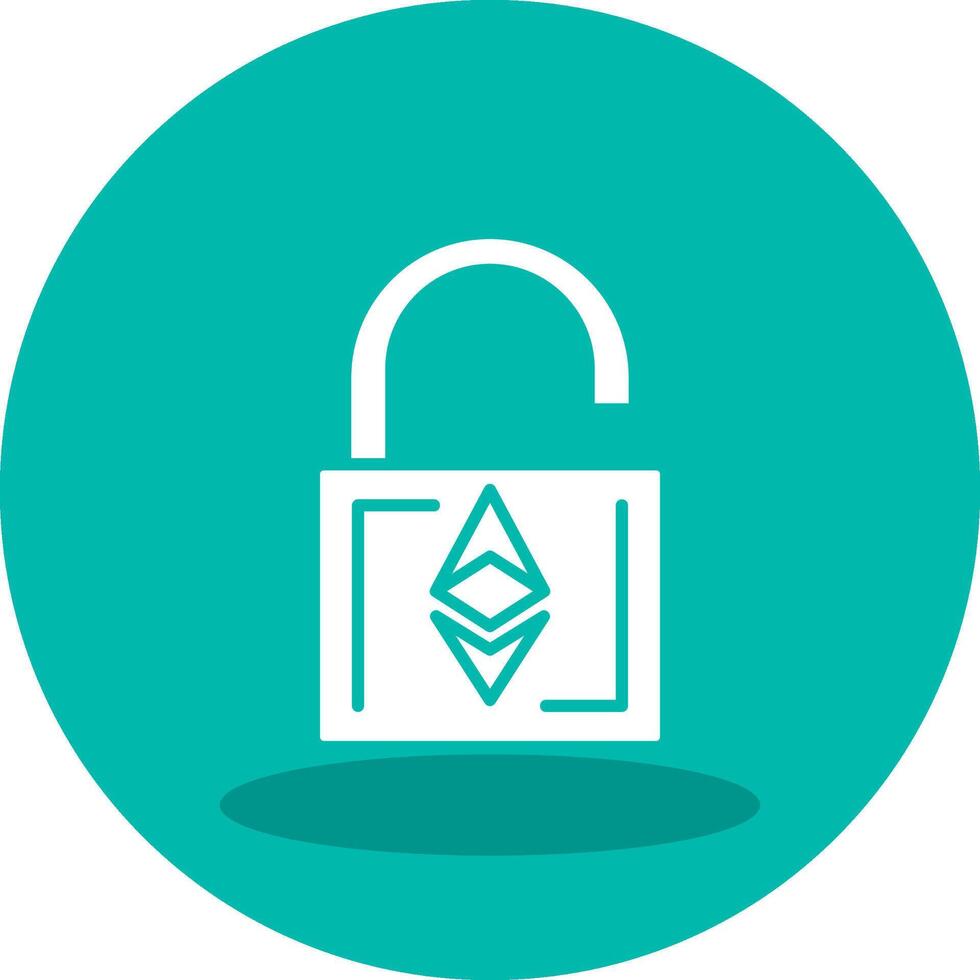 Ethereum UnLock Vector Icon