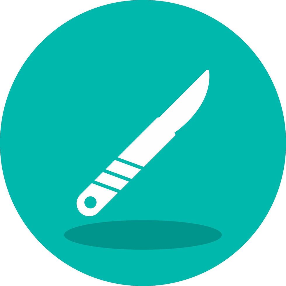 quirúrgico cuchillo vector icono