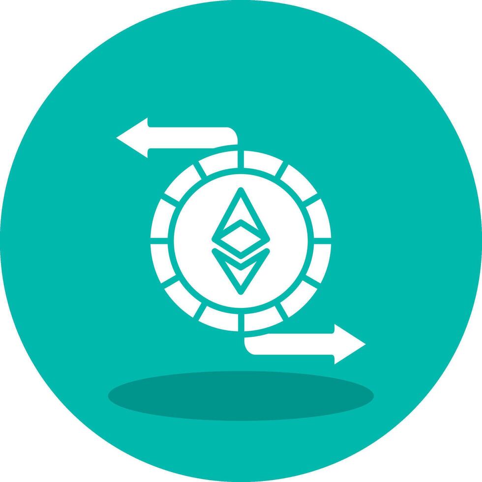 Ethereum Exchange Vector Icon