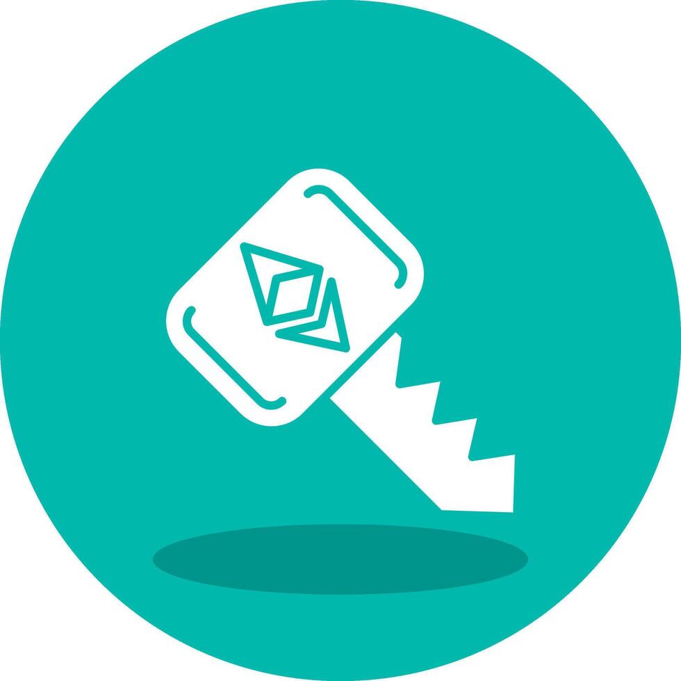 Ethereum Key Vector Icon