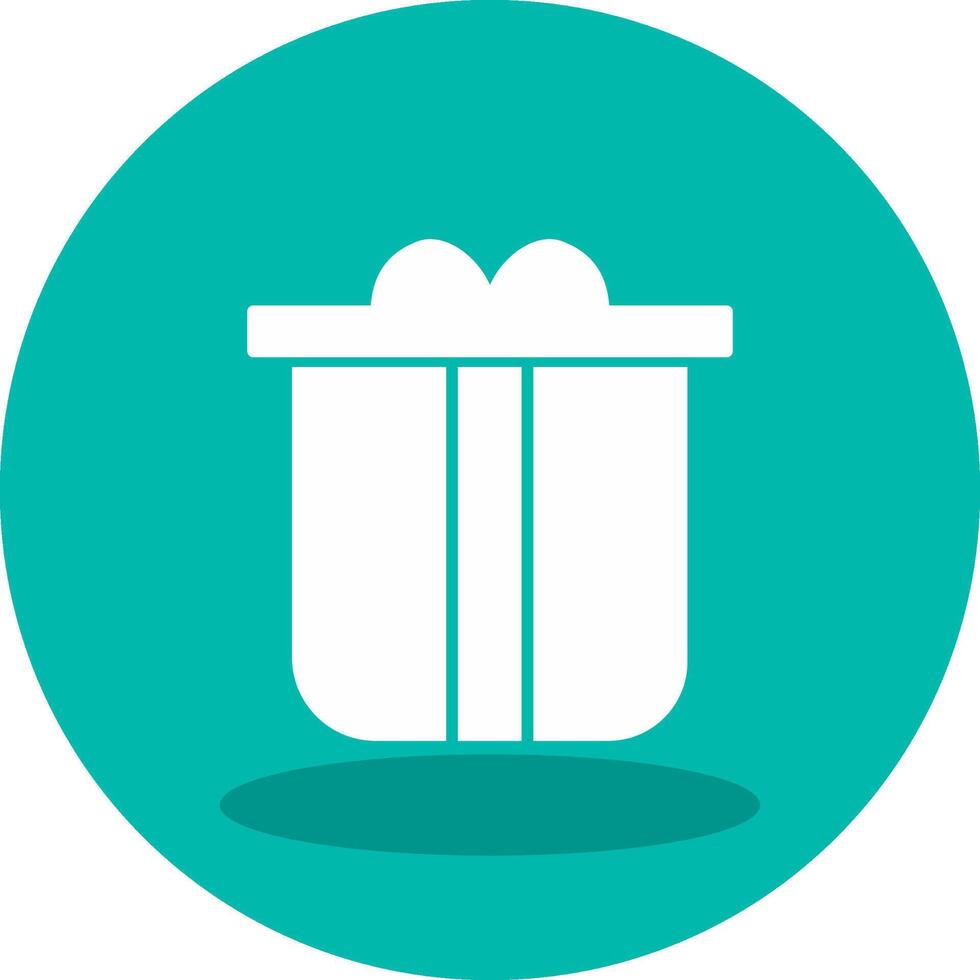 icono de vector de caja de regalo