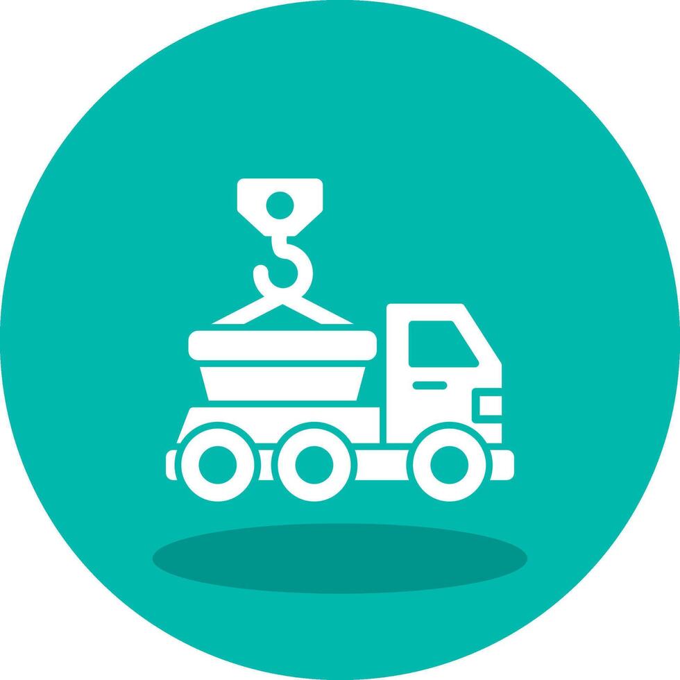 Skip Truck Vector Icon