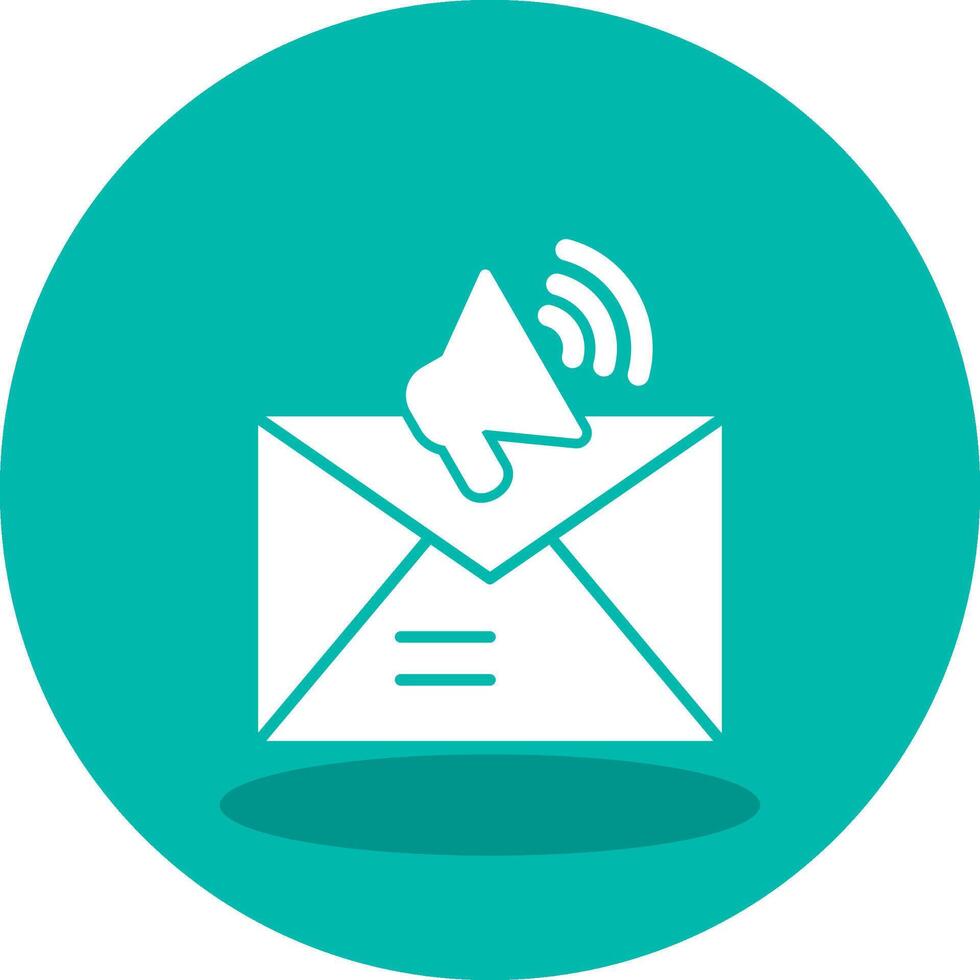 icono de vector de marketing por correo electrónico