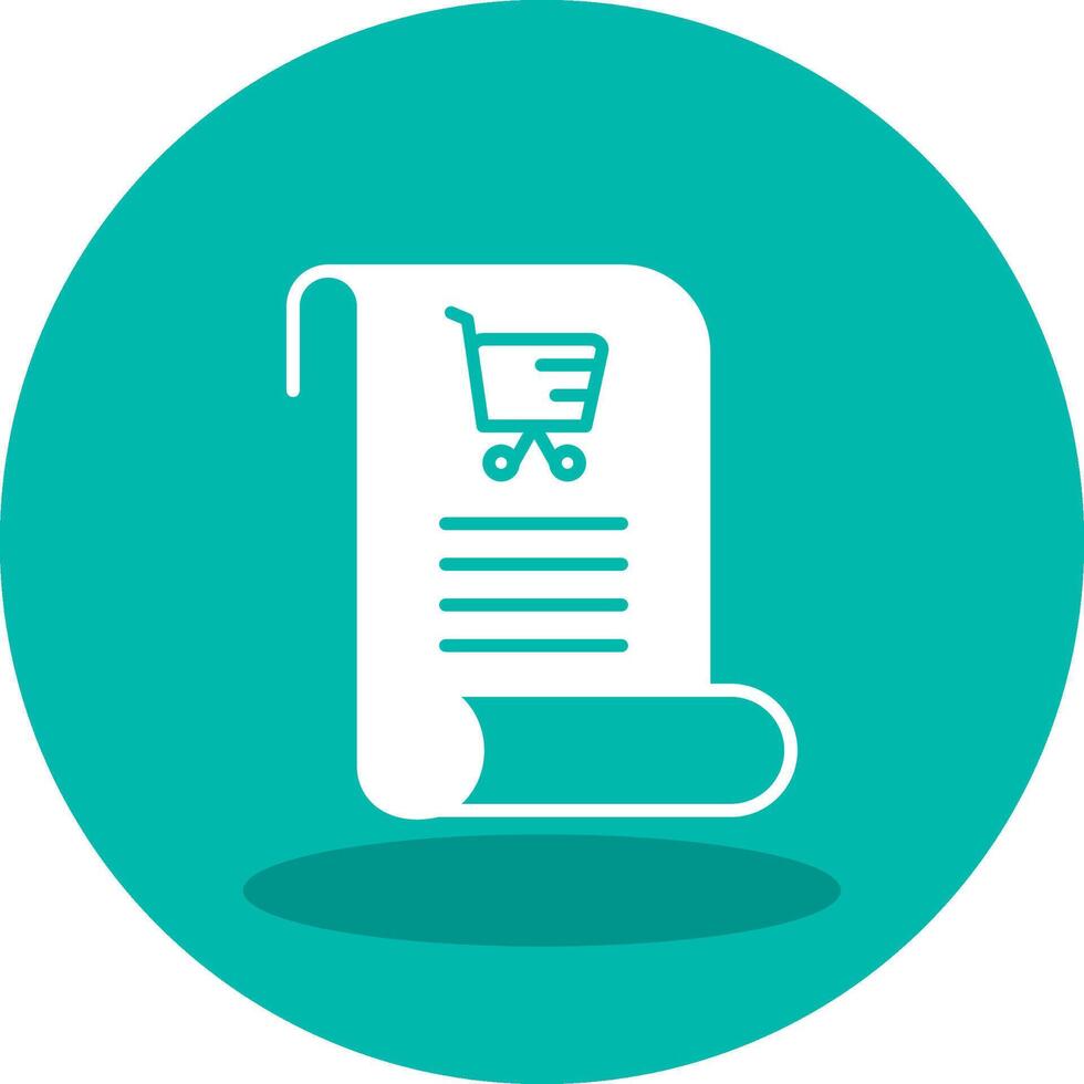 Shopping List Vector Icon