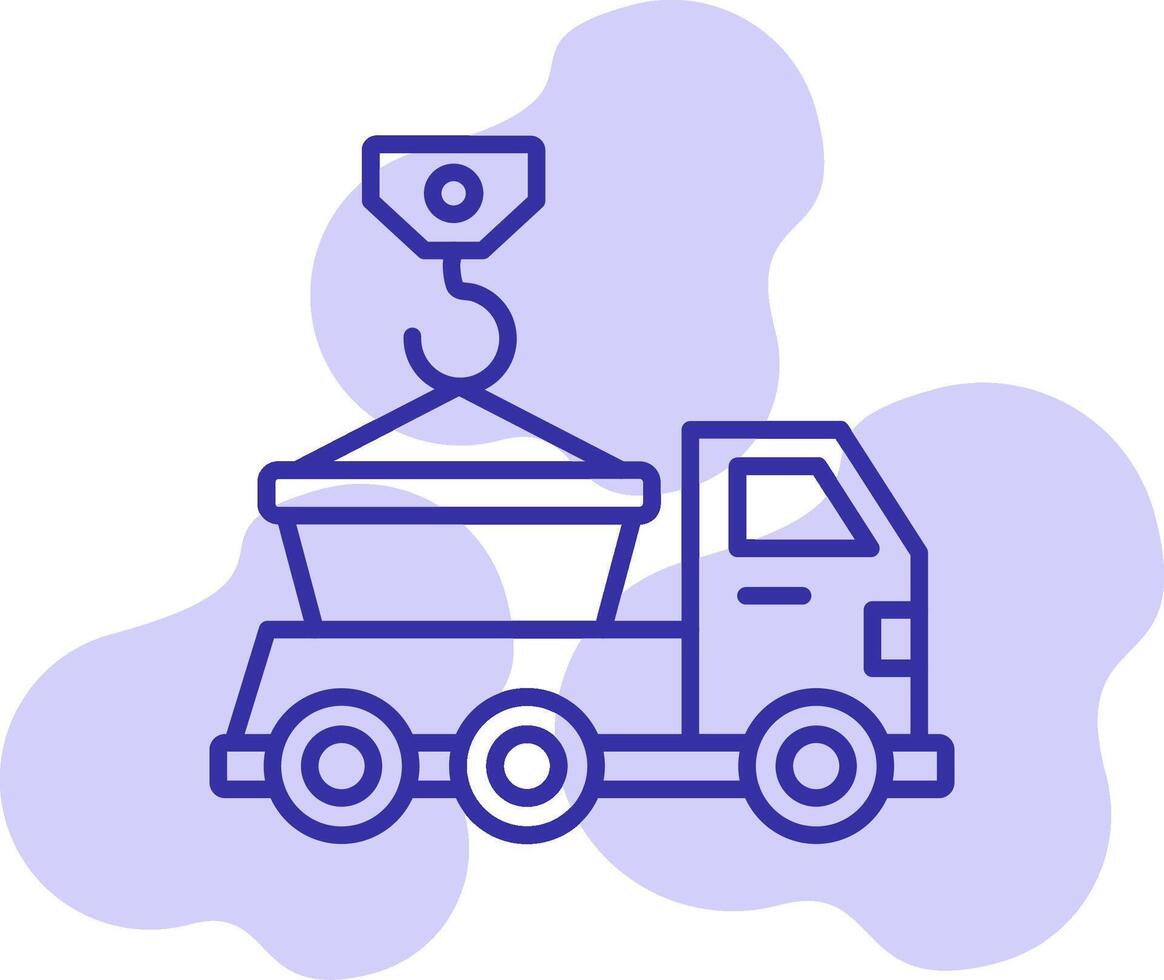 Skip Truck Vector Icon