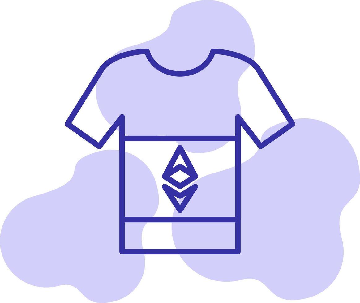 Ethereum Tshirt Vector Icon