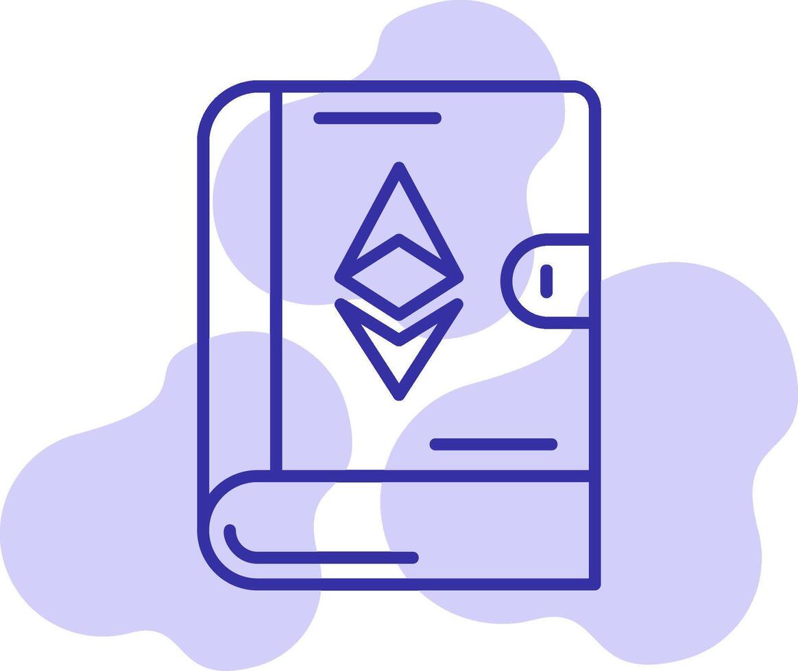 Ethereum Book Vector Icon