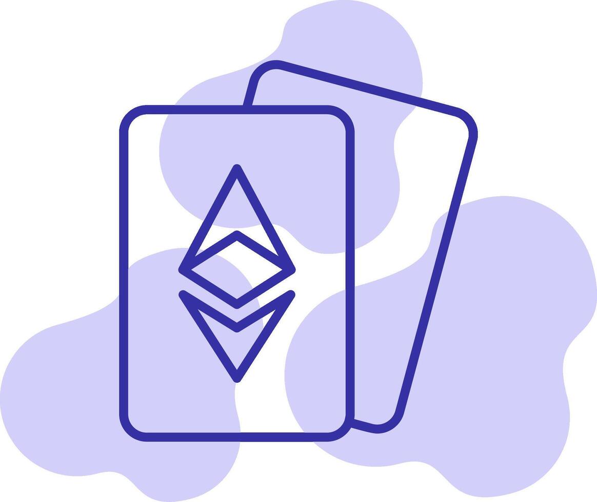 Ethereum Cards Vector Icon