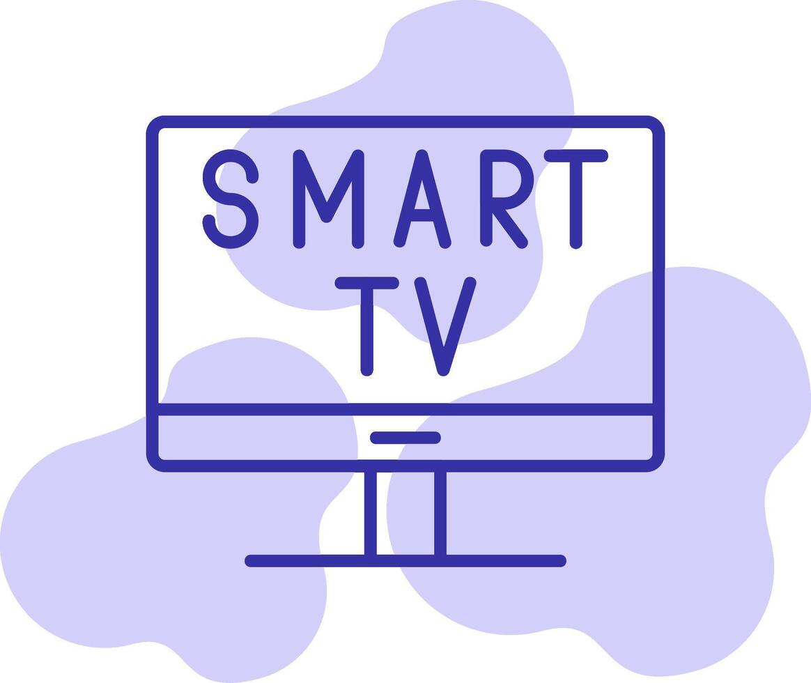 Smart Tv Vector Icon