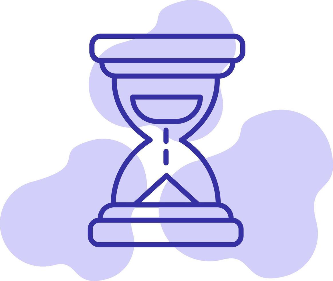 icono de vector de reloj de arena