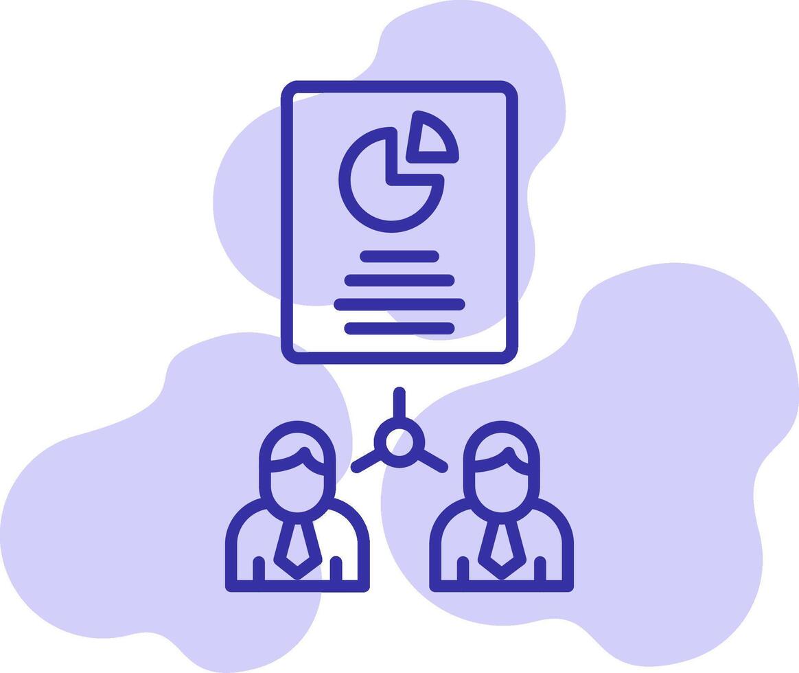 Work Distribution Vector Icon