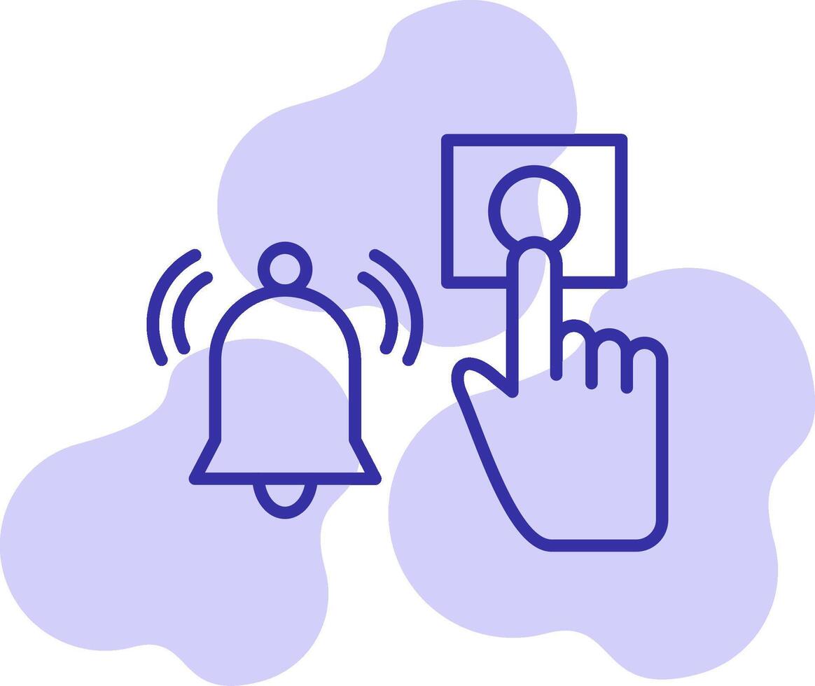 Emergency Alarm Button Vector Icon