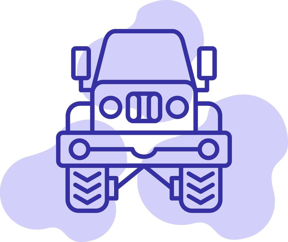 icono de vector de jeep