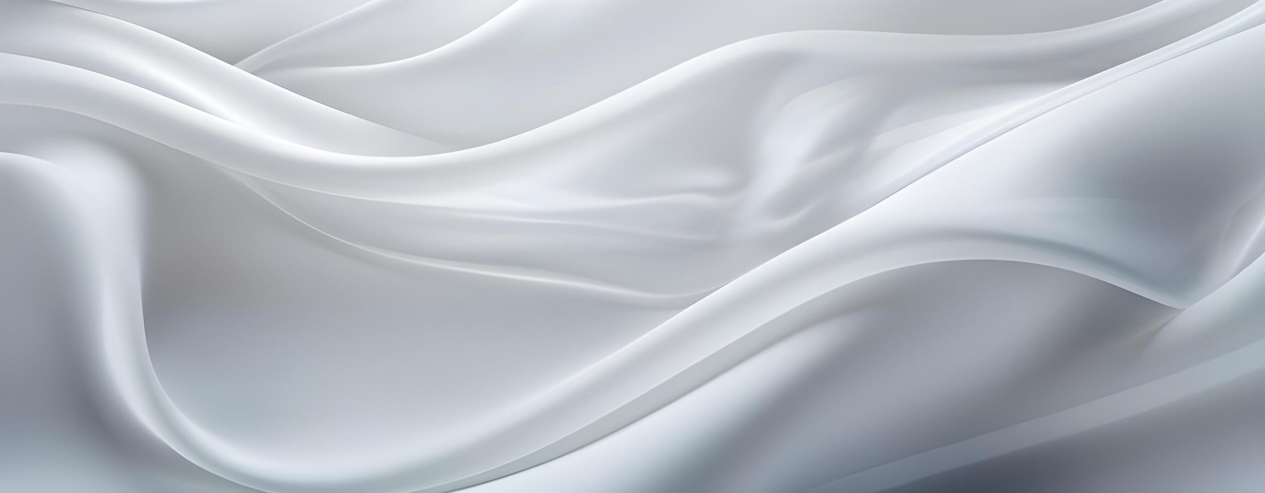 AI generated minimalist wave white background photo